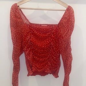 Anthropologie square neck top